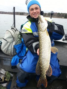 Gäddfiske i Quintrexbåten! Fiskeguidning med fiskeguide Mikael Puhakka www.fishguide.se