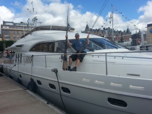 Lyxfiske från 22 meter Princess båt